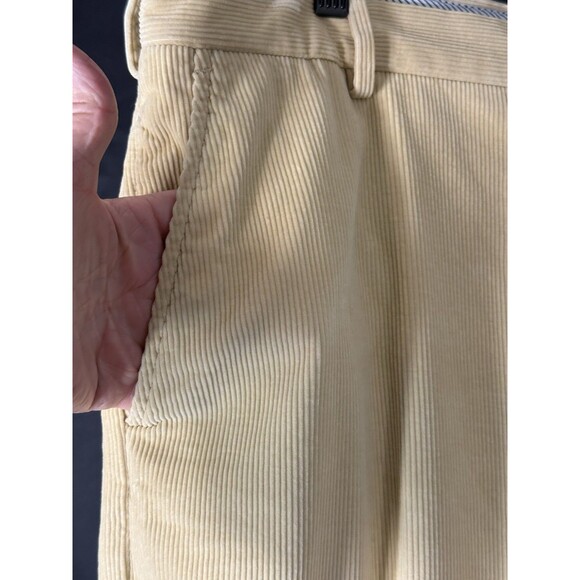 Daniel Cremieux Corduroy Pants Men's 34x32 Straight Leg Khaki Tan - Picture 4 of 8